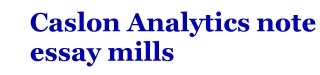 title for Essay Mills note