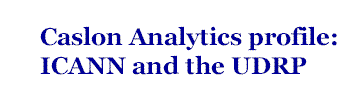 title for ICANN and UDRP profile