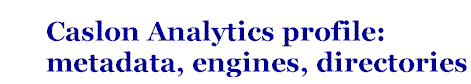 title for Metadata and Search Engines profile