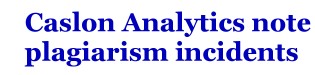 title for Plagiarism Incidents note